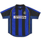 2001-02 Inter Milan Nike Home Shirt L Football Shirt