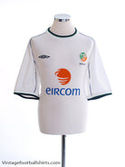 2001-02 Ireland Away Shirt XL Football Shirt
