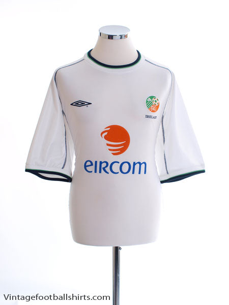 2001-02 Ireland Away Shirt XL Football Shirt