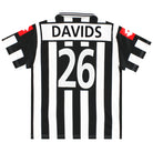 2001-02 Juventus Lotto Basic Home Shirt Davids #26 XL.Boys Football Shirt