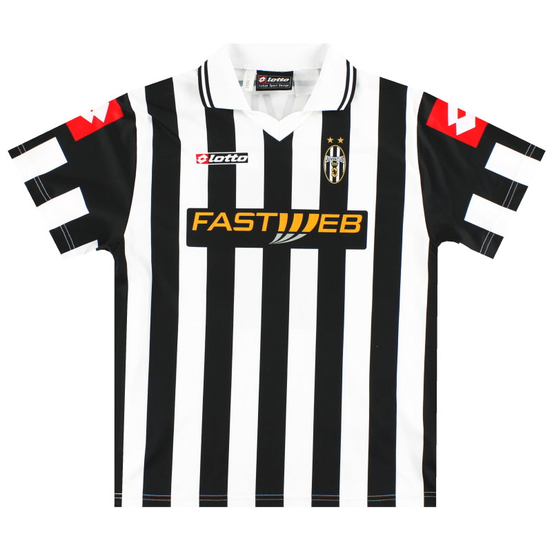 2001-02 Juventus Lotto Basic Home Shirt Davids #26 XL.Boys