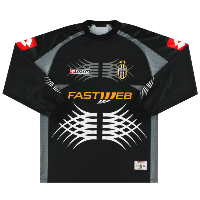 2001-02 Juventus Lotto Goalkeeper Shirt L | Vintage Football Shirts