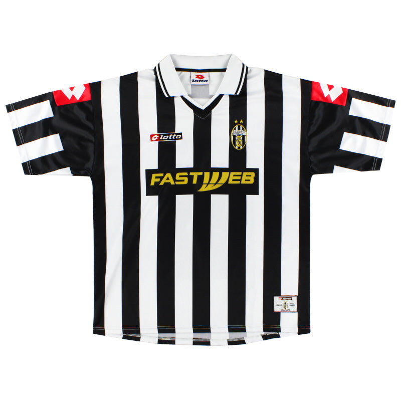 2001-02 Juventus Lotto Home Shirt *Mint* L | Vintage Football Shirts