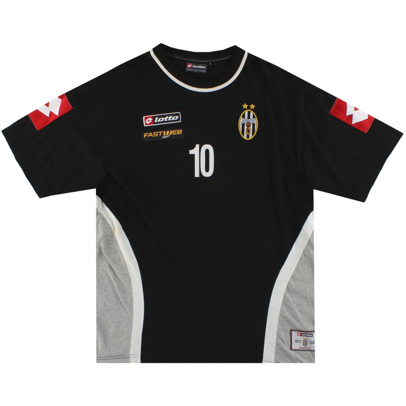2001-02 Juventus Lotto Training Shirt Del Piero #10 L | Vintage