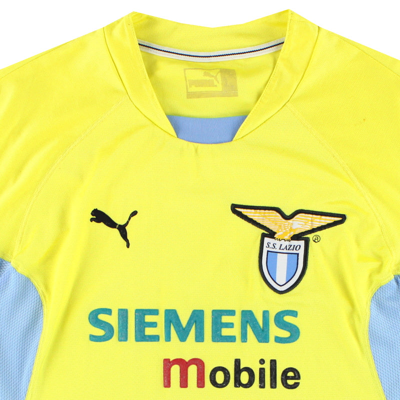 2001-02 Lazio Puma Away Shirt L | Vintage Football Shirts