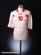 2001-02 Malta Match Issue Away Shirt #10 XXL Football Shirt