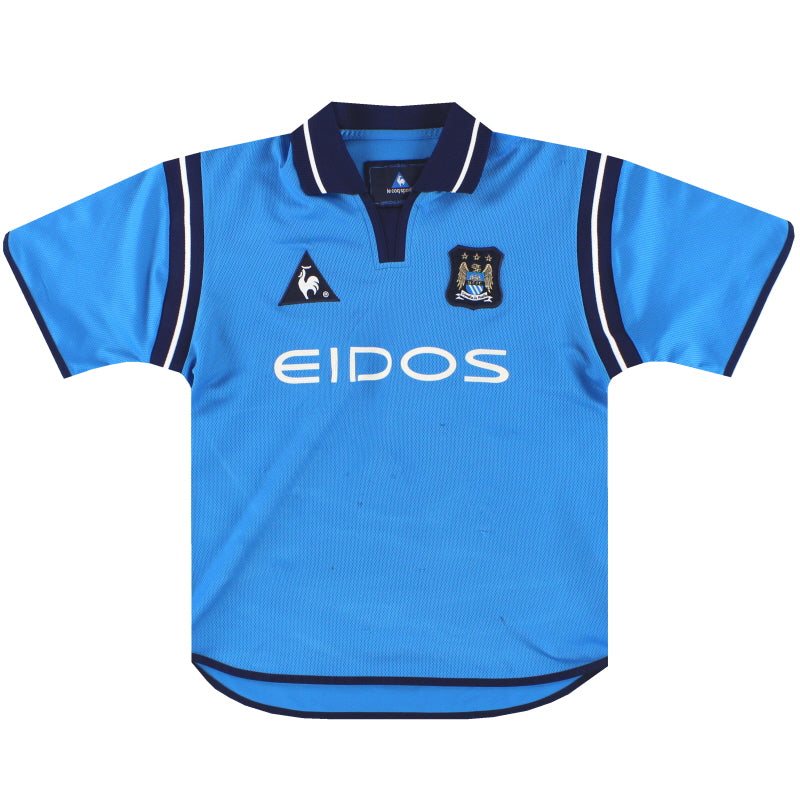 2001-02 Manchester City Le Coq Sportif Home Shirt XL | Vintage Football Shirts