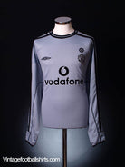 2001-02 Manchester United Centenary Goalkeeper Shirt L/S XL Football Shirt