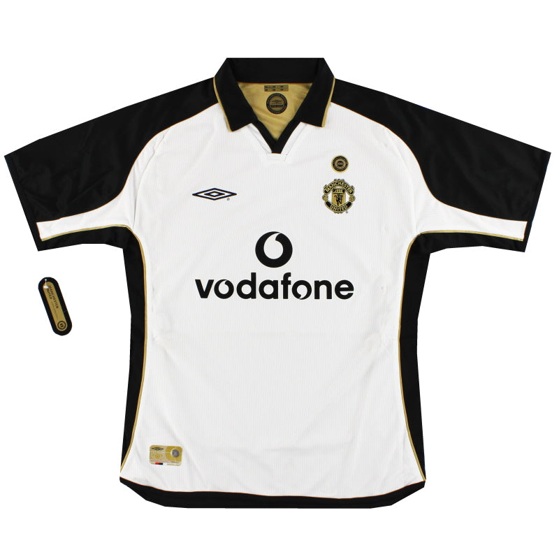 2001-02 Manchester United Umbro Centenary Reversible Away Shirt *w/tags* L Football Shirt