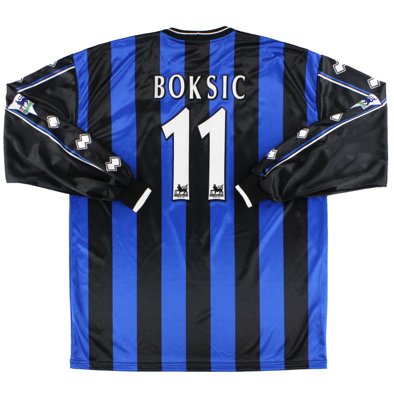 2001-02 Middlesbrough Errea Match Issue Away Shirt Boksic #11 L/S XL Football Shirt