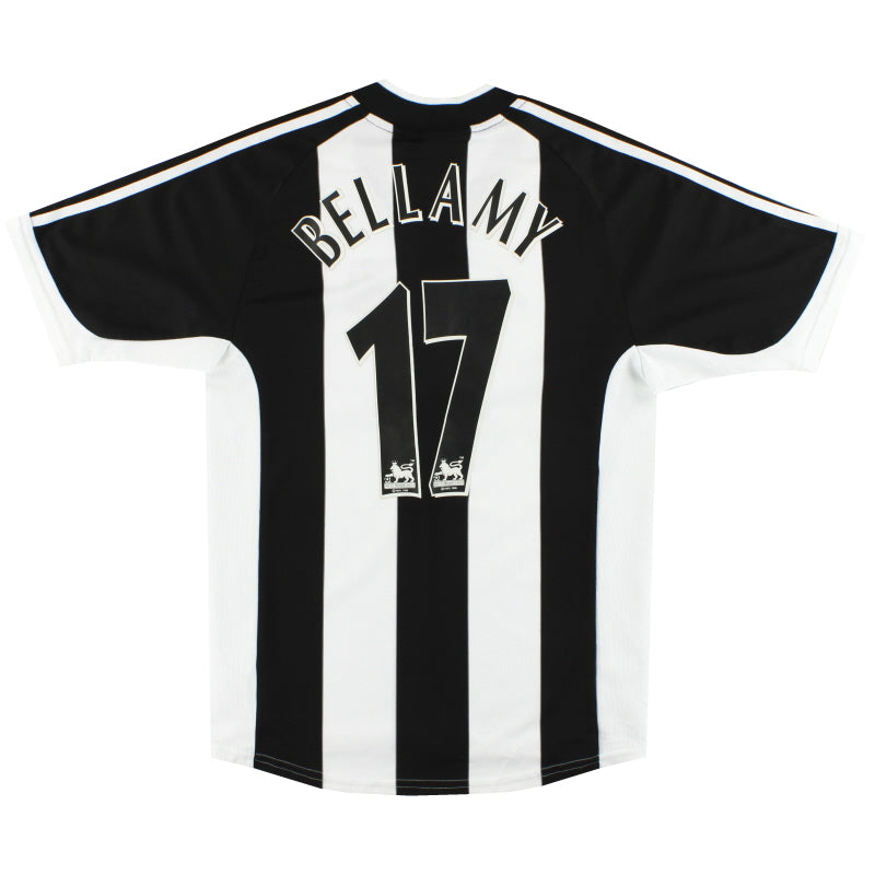 2001-02 Newcastle adidas Home Shirt Bellamy #17 S Football Shirt