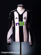 2001-02 Newcastle Home Shirt L/S L Football Shirt