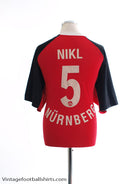 2001-02 Nurnberg Home Shirt Nikl #5 XL Football Shirt