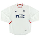 2001-02 Rangers Away Shirt L/S L Football Shirt