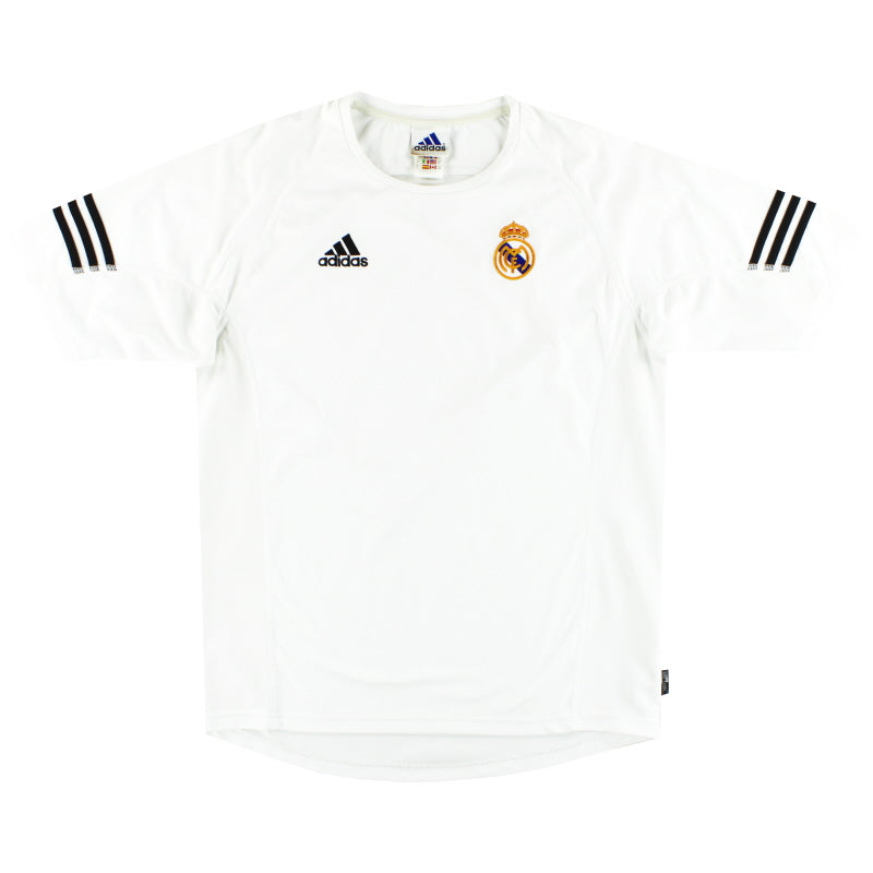 2001-02 Real Madrid adidas Centenary Training Shirt M Training Shirt
