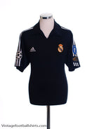 2001-02 Real Madrid Centenary Champions League Away Shirt M Football Shirt