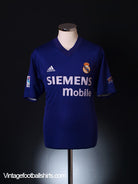 2001-02 Real Madrid Third Shirt L Football Shirt