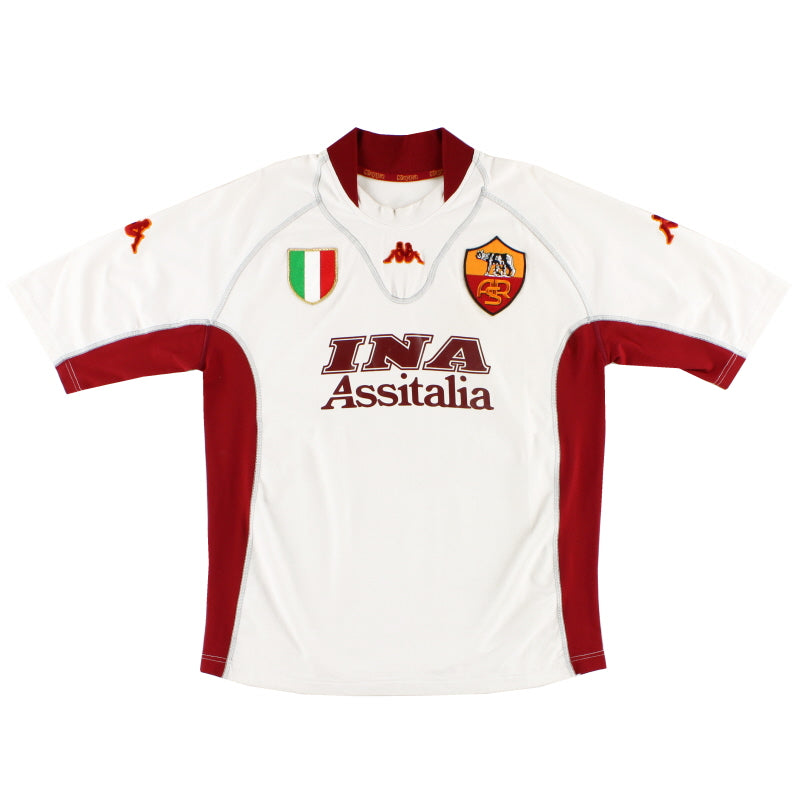 2001-02 Roma Away Shirt XL Football Shirt