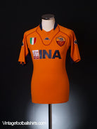 2001-02 Roma Goalkeeper Shirt L Football Shirt