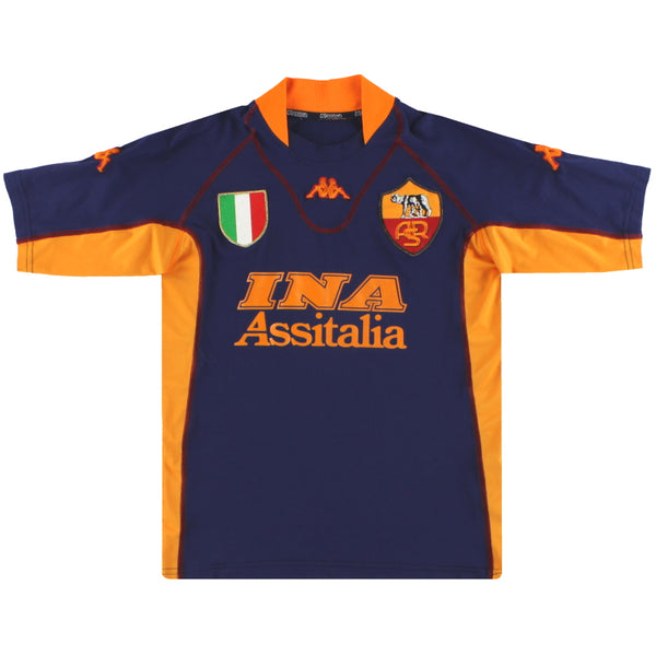2001-02 Roma Kappa Third Shirt S | Vintage Football Shirts
