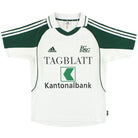 2001-02 St Gallen adidas Home Shirt S Football Shirt