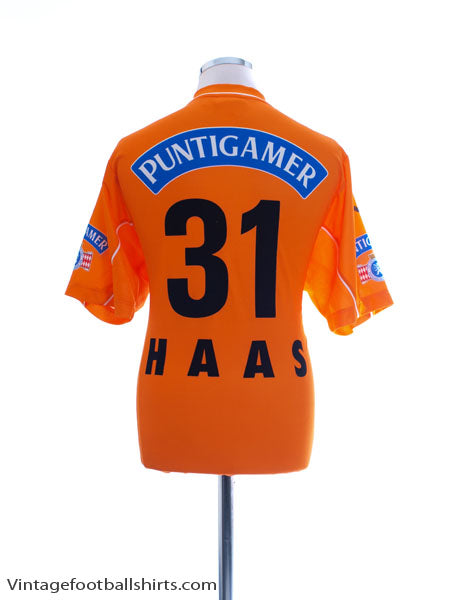 2001-02 Sturm Graz Away Shirt Haas #31 L Football Shirt