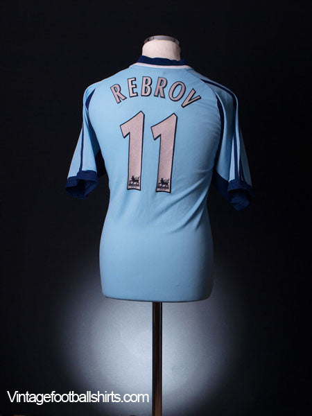 2001-02 Tottenham Away Shirt Rebrov #11 L Football Shirt