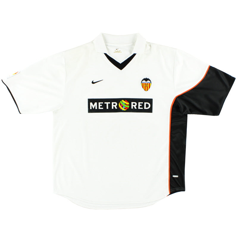 2001-02 Valencia Home Shirt XL Football Shirt
