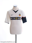 2001-02 Valencia Home Shirt XS Football Shirt