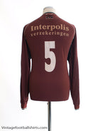 2001-02 Willem II Away Shirt L/S L Football Shirt