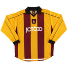 2001-03 Bradford City Home Shirt L/S *Mint* L Football Shirt