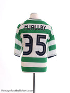 2001-03 Celtic Home Shirt Mjallby #35 XXL Football Shirt