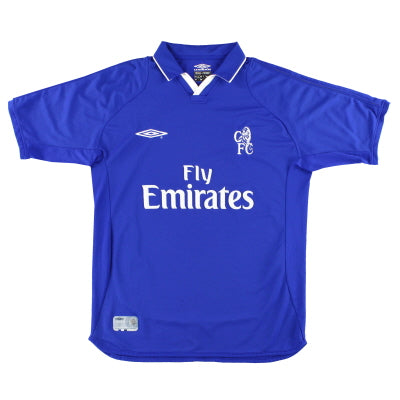 2001-03 Chelsea Umbro Home Shirt Zola #25 S | Vintage Football Shirts