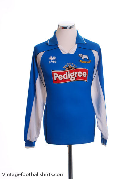 2003-05 Derby County Away Shirt L/S M Football Shirt
