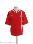 2001-03 England Away Shirt XL Football Shirt