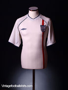 2001-03 England Home Shirt S Football Shirt