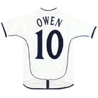 2001-03 England Umbro Home Shirt Owen #10 S.Boys Football Shirt