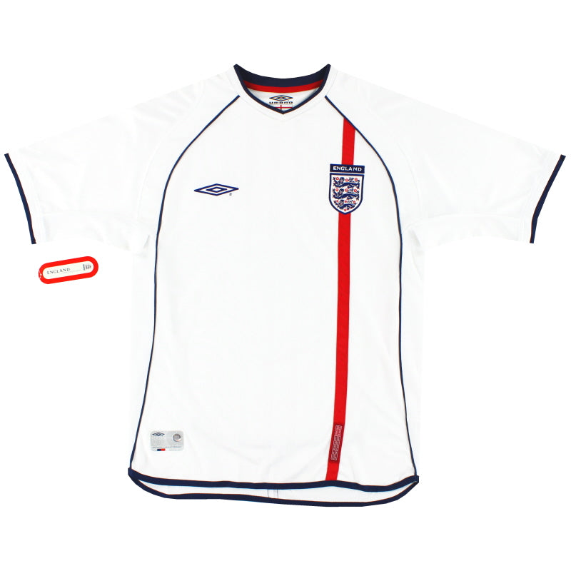 2001-03 England Umbro Home Shirt *w/tags* M Football Shirt