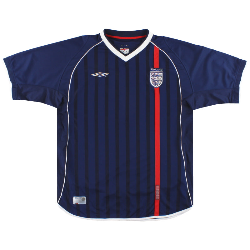 2001-03 England Umbro Training Shirt L | Vintage Football Shirts