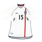 2001-03 England Umbro Womens Home Shirt #15 L/S L Football Shirt