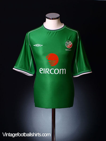 2001-03 Ireland Home Shirt XL Football Shirt