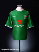 2001-03 Ireland Home Shirt XL Football Shirt