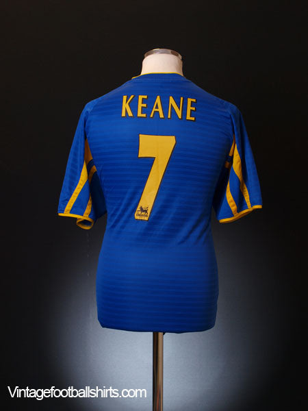 2001-03 Leeds Away Shirt Keane #7 M Football Shirt