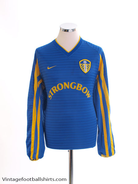 2001-03 Leeds Away Shirt L/S M Football Shirt