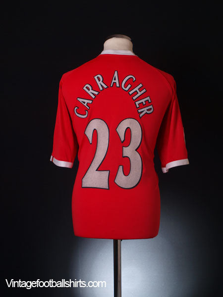 2001-03 Liverpool European Shirt Carragher #23 XL Football Shirt