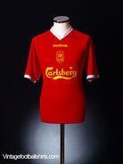 2001-03 Liverpool European Shirt L Football Shirt