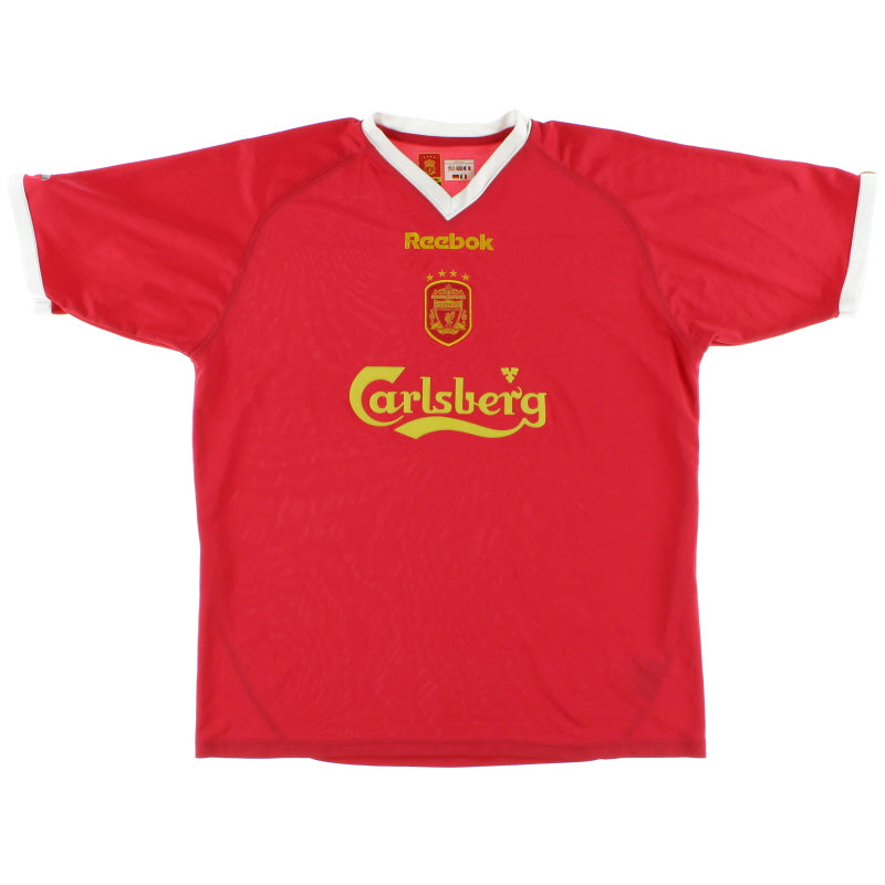 2001-03 Liverpool European Shirt *Mint* M Football Shirt