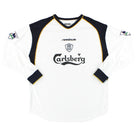 2001-03 Liverpool Reebok Away Shirt L/S *Mint* L Football Shirt