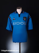 2001-03 Manchester City Home Shirt *Mint* M Football Shirt