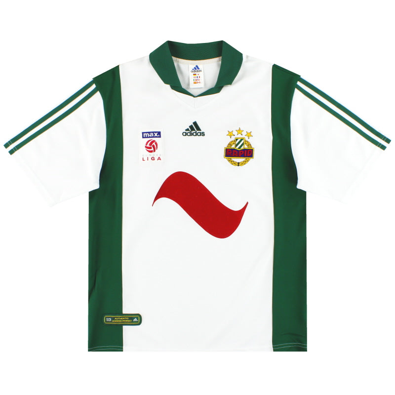 2001-03 Rapid Vienna adidas Home Shirt *Mint* M Football Shirt